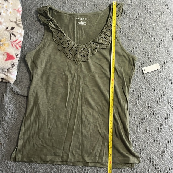 Talbots Green Tank top - Picture 3 of 3